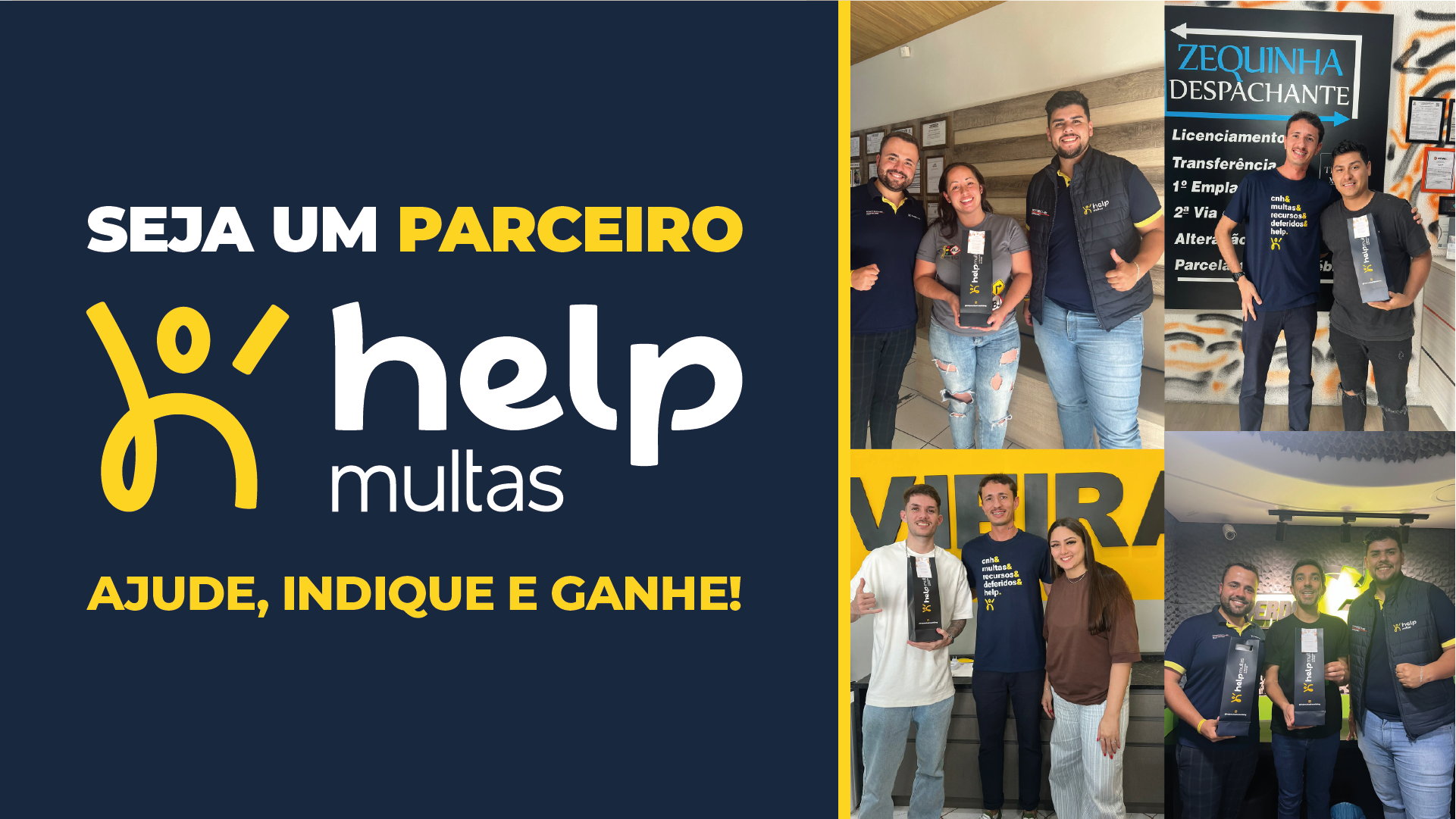 Plataforma de parceiros Help Multas